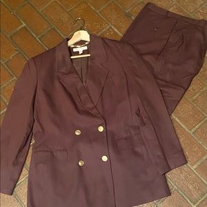 Preston & York Double breasted 2pc suit
